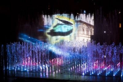 Pokaz multimedialny, fot. Tadeusz Poźniak